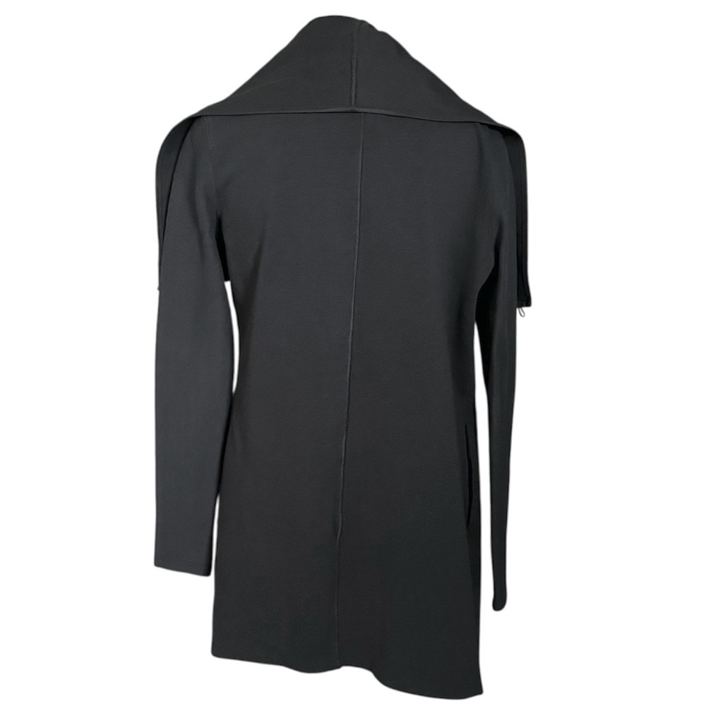 TASC Performance Midtown Wrap Organic Cotton & Bamboo Blend Sweater Black Small - Picture 5 of 12